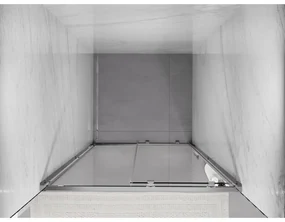 Mexen Exo, posuvné dvere do otvoru 90x200 cm, 6mm číre sklo, chrómový profil, 8151-090-000-01-00