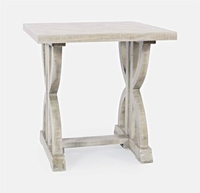 Odkladací stolík Avola 61 cm z masívu svetlohnedý