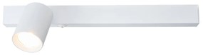EUlight Nástenné svietidlo Magnet Left, 1x biele kovové tienidlo + 1x LED 5W, w