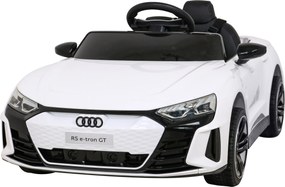 Ramiz Audi RS E-Tron GT Battery Biela + diaľkové ovládanie + pohon 4x4 + rádio MP3 + LED + EVA