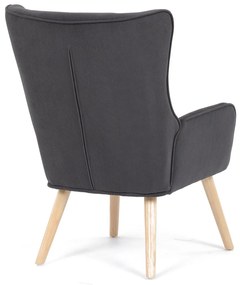 Kreslo s područkami GREY2, sivá