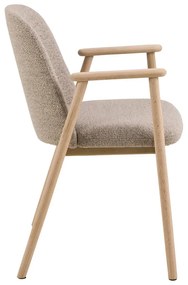 Béžová jedálenská stolička Leo – Actona