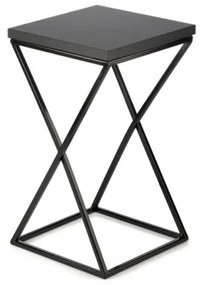 Stojan na kvety LOFT 40x24 cm čierna