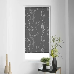 Antracitovosivá textilná roleta 60x180 cm Forelista – douceur d'intérieur