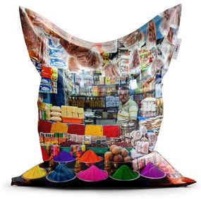 Sablio Sedací vak Farebné korenie - 150x100 cm