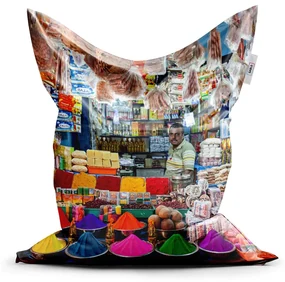 Sablio Sedací vak Farebné korenie - 150x100 cm