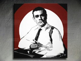 Ručne maľovaný POP Art obraz James Bond | rôzne rozmery