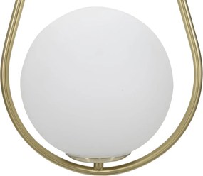 Závesný luster Glamy 46 cm biely/zlatý