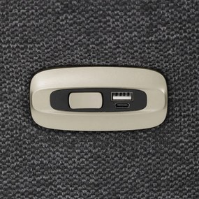 Polohovacie kreslo sivé, elektrické TV-B3973 GREY2