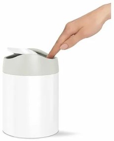 Simplehuman Odpadový kôš na stôl MINI 1,5 l, biela