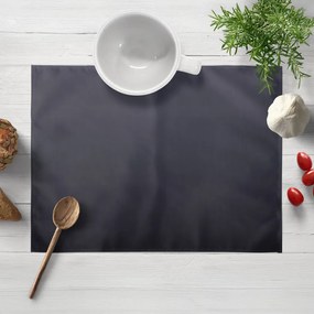 Biante Saténové prestieranie na stôl polyesterový Satén LUX-L056 Antracitovo sivé 30x40 cm