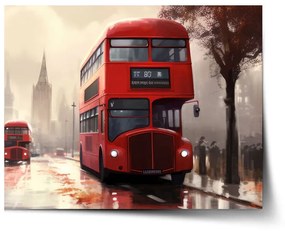 Sablio Plagát Londýn Double-decker 1 - 60x40 cm