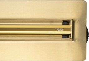 Odtokový žľab REA NEOX SLIM PRO 90 cm, zlatý