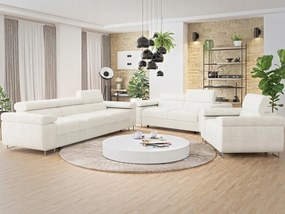 Sedacia súprava 3+2+1 Terazuro 3+2+1 (krémová)