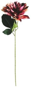 Umelá kvetina Dahlia ružová, 68 cm