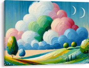 Obraz - Krajinka s mrakom (70x50 cm)
