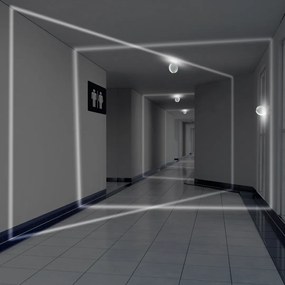 Nástenné LED svietidlo 360°, 1x LED 6w, 4000k, w