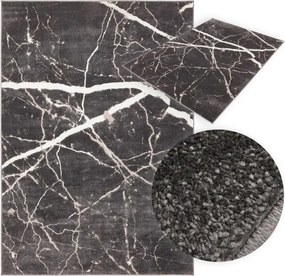 Koberec Agnella Soft Shrink Blacky Antracit