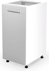 Dolná kuchynská skrinka VITO - 40x82x52 cm - biela lesklá