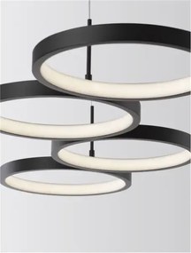 LED luster Magnus 84 čierne
