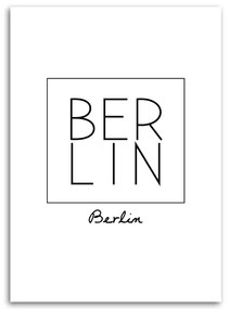 Gario Obraz na plátne Tlačený nápis Berlin Rozmery: 40 x 60 cm