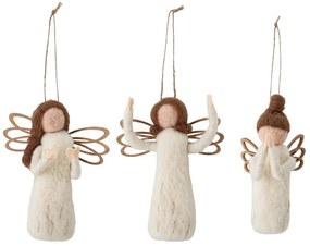 Vlnené vianočné ozdoby v súprave 3 ks 13 cm Pavla – Bloomingville