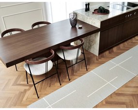 Krémový vnútorný a vonkajší behúň 70x180 cm Fred Linen – Pappelina