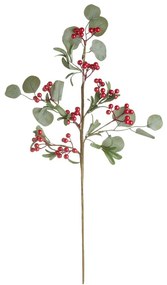 FLORISTA WINTERGREEN Vetvička eukalyptová s bobuľkami 70 cm