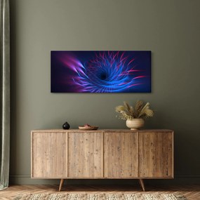 Obraz - abstrakcia kvetu (120x50 cm)