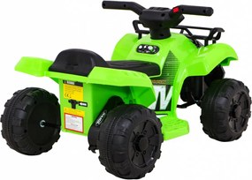 Ramiz Detská štvorkolka na batérie Storm zelená + motor 25W + MP3 USB + LED
