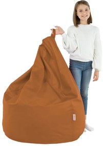 Sedací vak SAKO svetlohnedý ekokoža