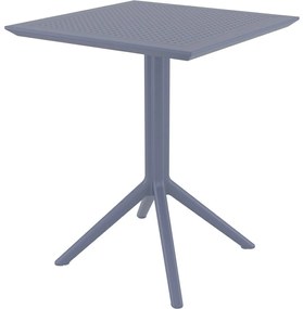 SKY FOLDING 60 sklopný záhradný stôl dark grey