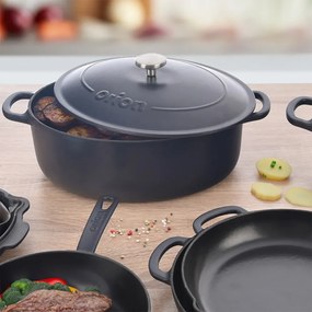 Liatinový pekáč 27x42 cm LITINA SMALT – Orion