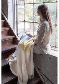 Žlto-modrá deka 125x190 cm Brick - Mette Ditmer Denmark