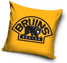 Vankúšik NHL Boston Bruins Yellow Bear 40x40 cm