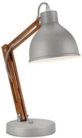 RUEL MERIDO Škandinávska stolová lampa, 1xE27, 60W, sivá