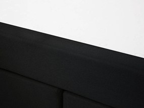Manželská posteľ Boxspring 180 cm ADIR (s matracmi) (čierna). Vlastná spoľahlivá doprava až k Vám domov. 1007070