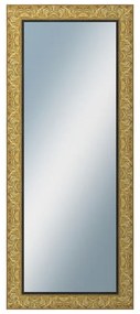 DANTIK - Zrkadlo v rámu, rozmer s rámom 50x120 cm z lišty PRAHA zlatá (2752)