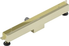 Mexen Flat Wall, sprchový žľab na stenu 2v1, 50 cm, zlatá lesklá, 1530050