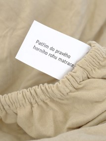 Jersey plachta Classic 140 x 200 cm – béžová