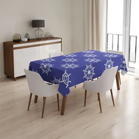 Sablio Obrus Biele kormidlá - 90x90 cm