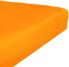 Posteľná plachta jersey svetlo oranžová TiaHome - 180x200cm