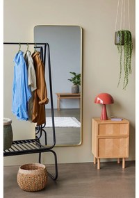 Nočný stolík z dubového dreva v prírodnej farbe Herringbone – Hübsch