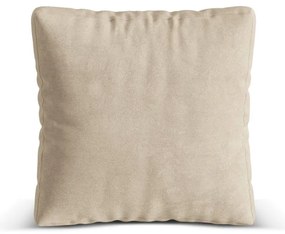 Béžový zamatový vankúš k modulárnej pohovke Martina – Micadoni