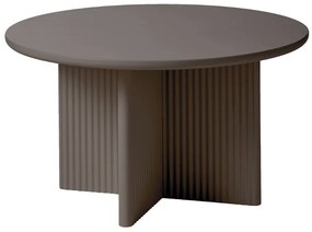 Dizajnový konferenčný stolík Dallyce 80 cm taupe