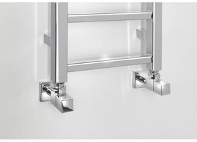 Sapho - Kúpeľňový radiátor METRO LIGHT 211W/230V 30x114 cm lesklý chróm