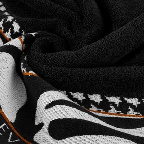 BAVLNENÝ UTERÁK EVA MINGE6 70X140 CM ČIERNA