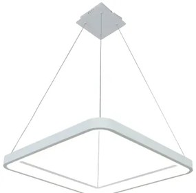 Brilagi - Stmievateľný LED luster na lanku FALCON SLIM LED/50W/230V 50x50 cm biela + s diaľkovým ovládačom