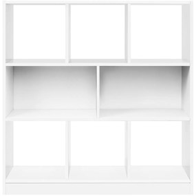 Knihovna Vasagle Aryan 100 cm bílá