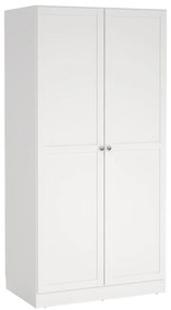 Biela šatníková skriňa 99x200x62 cm Billund – Tvilum